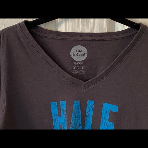 Life is Good “Half Full” Long Sleeve Tee🍾 - Picture 2 of 8